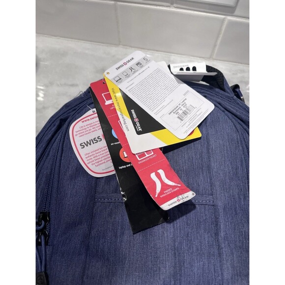 SWISSGEAR 18" Laptop Backpack - Navy - Picture 8 of 8